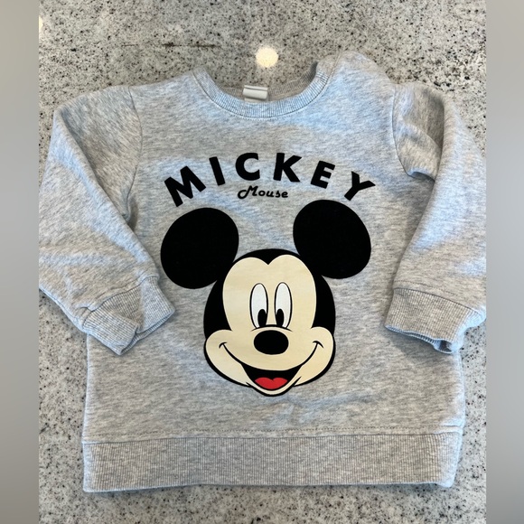 H&M and Disney Mickey Mouse Sweatshirt 18-24 Months - Picture 1 of 4